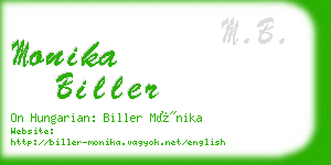 monika biller business card